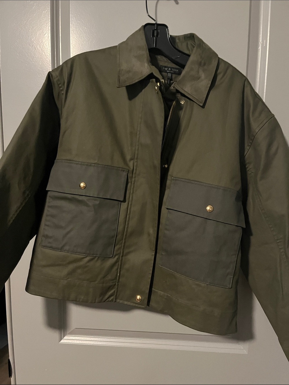 Rag n bone cropped lined jacket